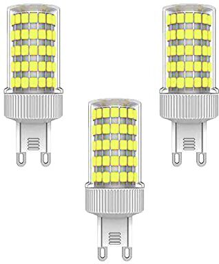 Generic ZHIYUE 3 Pizze G9 10w Lampadine a LED equivalenti Alogene 100W G9 1000LM Lampade a risparmio energetico Portalampada G9 Lampada a LED AC230v Non Dimmerabile Bianco Freddo 6000K G9 Lampadina capsula