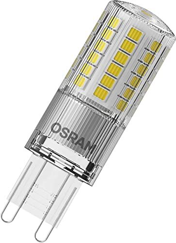 OSRAM Lampada LED a perno con base G9, bianco caldo (2700 K), lampada a basso voltaggio da 12 V, ricambio per lampada convenzionale da 50 W [classe energetica E]