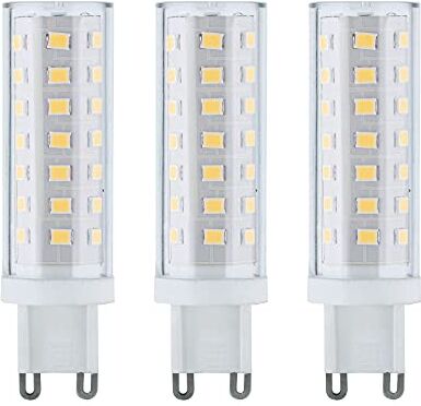 Paulmann Lampadina LED set da 3 attacco a baionetta bianco neutro 3x5 Watt lampada a risparmio energetico chiaro 4000 K G9