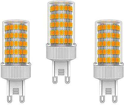 ZHIYUE 3 Pezzi G9 10w Lampadina a LED equivalenti Alogene 100W G9 1000LM Lampade a risparmio energetico Portalampada G9 Lampada LED 230V Non Dimmerabile Bianco Caldo 3000K G9 Lampadine capsula