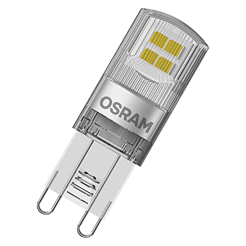 OSRAM LED PIN G9, Lampada LED, 1,9 W = Equivalente a 20 W, Bianco Caldo, 2700 K, Chiaro, Taglia Unica