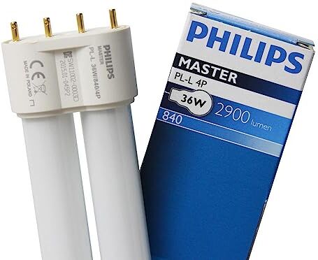 Philips Lampada fluorescente compatta MASTER PL-L 18W/840/4P