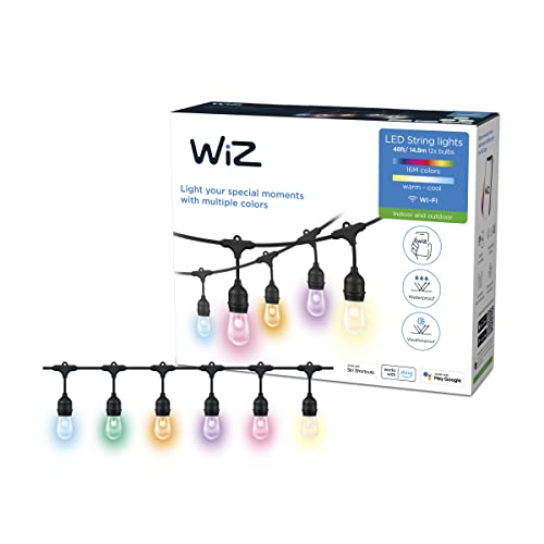 WiZ Catenaria Smart WiFi, Luce Bianca e Colorata, Dimmerabile, Milioni di Colori, 8W, Tecnologia SpaceSense, Controllo Vocale (Alexa, Apple HomeKit. Google Home)