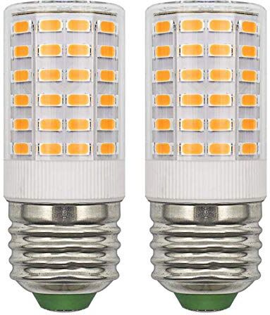 ZHENMING Lampadina a LED E27 12V AC/DC 24V a bassa Tensione, Compatta 5W Luce Bianca Calda Sostituisce Lampadine Alogene Edison da 50W 60W E27 (Non Alta tensione 230V), Lampadine a Candelabro E27- Pacco da 2