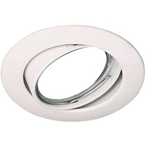 Wonderlamp Kit Incasso rotondo e lampadina GU10, 8 W, bianco neutro 4000 K, 8.5 x 1.5 cm Wonderlamp Kit Incasso rotondo e lampadina GU10, 8 W, bianco neutro 4000 K, 8.5 x 1.5 cm