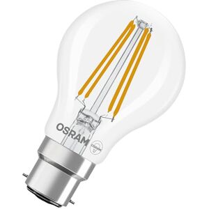 OSRAM Lampada LED Star bulb A60 a filamento, 4000 K bianco freddo, 5,9 W, B22d, trasparente, 806 lm, 15.000 ore, per luoghi di lavoro, illuminazione per uffici,6-Pack OSRAM Lampada LED Star bulb A60 a filamento, 4000 K bianco freddo, 5,9 W, B22d, trasparente, 806 lm, 15.000 ore, per luoghi di lavoro, illuminazione per uffici,6-Pack