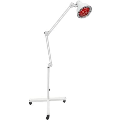 TuliperMood Lampada a infrarossi da 275 W, lampada a luce rossa a infrarossi, rotazione a 360°, lampada a infrarossi indipendente, lampada di calore con treppiede da pavimento e ruote, per alleviare TuliperMood Lampada a infrarossi da 275 W, lampada a luce rossa a infrarossi, rotazione a 360°, lampada a infrarossi indipendente, lampada di calore con treppiede da pavimento e ruote, per alleviare