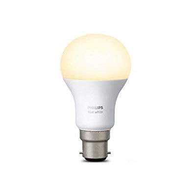 Philips Hue White Ambiance Lampadina LED Smart, Attacco a Baionetta B22, Luce Bianca Calda, Dimmerabile, 6.5W Philips Hue White Ambiance Lampadina LED Smart, Attacco a Baionetta B22, Luce Bianca Calda, Dimmerabile, 6.5W