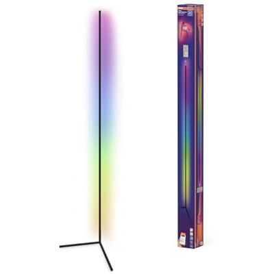 OSRAM Lampada da terra LED Matter over Wifi Floor Corner 2000 mm, 20 W, RGBW, 2700-6500 K, WiFi, telecomando, nero, luce ambientale OSRAM Lampada da terra LED Matter over Wifi Floor Corner 2000 mm, 20 W, RGBW, 2700-6500 K, WiFi, telecomando, nero, luce ambientale