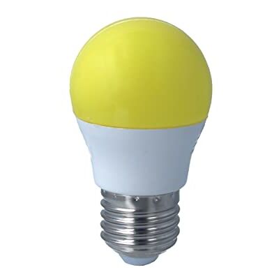 LEDLUX 1 Pezzo Lampadina Led E27 Giallo, 4W=35W 220V, Forma Globo G45, Per Decorazione Feste LEDLUX 1 Pezzo Lampadina Led E27 Giallo, 4W=35W 220V, Forma Globo G45, Per Decorazione Feste