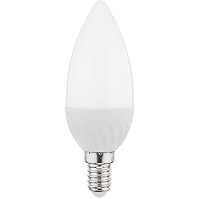 MÜLLER LICHT Mueller della luce LED a forma di candela, Plastica, bianco, E14, 3 wattsW, 230 voltsV MÜLLER LICHT Mueller della luce LED a forma di candela, Plastica, bianco, E14, 3 wattsW, 230 voltsV