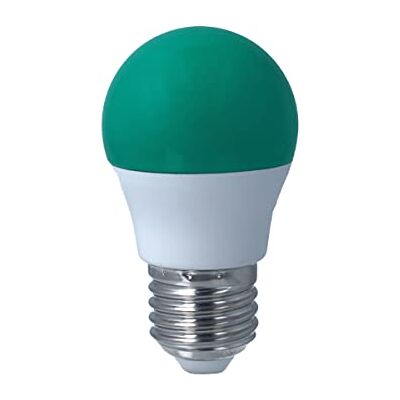 LEDLUX 1 Pezzo Lampadina Led E27 Verde, 4W=35W 220V, Forma Globo G45, Per Decorazione Feste LEDLUX 1 Pezzo Lampadina Led E27 Verde, 4W=35W 220V, Forma Globo G45, Per Decorazione Feste