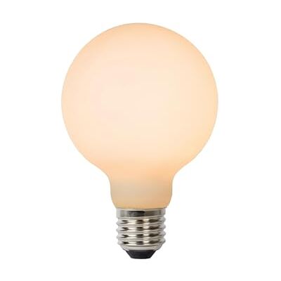 LUCIDE STEP DIM BULB Lampadina filamento, Ø 8 cm, LED Dim. E27-1x8W 2700K 3 StepDim Opalin LUCIDE STEP DIM BULB Lampadina filamento, Ø 8 cm, LED Dim. E27-1x8W 2700K 3 StepDim Opalin