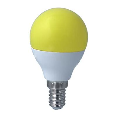 LEDLUX 1 Pezzo Lampadina Led E14 Giallo, 4W=35W 220V, Forma Globo G45, Per Decorazione Feste LEDLUX 1 Pezzo Lampadina Led E14 Giallo, 4W=35W 220V, Forma Globo G45, Per Decorazione Feste