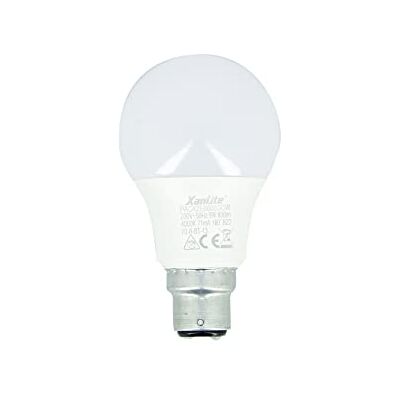 XANLITE Set di 2 lampadine LED A60, attacco B22-10 W (60 W Eq), lampadina standard per ufficio, camera da letto, bambino, adulto, bambino, stanza per vivere/luce bianca neutra, 10 W XANLITE Set di 2 lampadine LED A60, attacco B22-10 W (60 W Eq), lampadina standard per ufficio, camera da letto, bambino, adulto, bambino, stanza per vivere/luce bianca neutra, 10 W