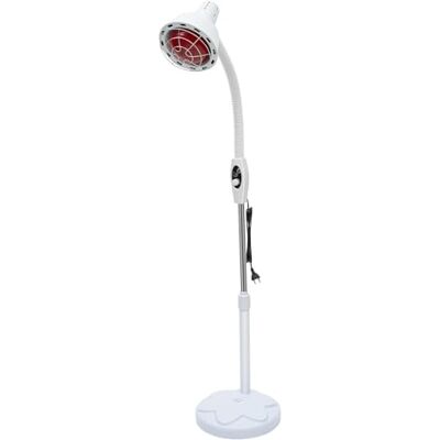 Xigner Lampada a infrarossi 275 W Lampada riscaldante a infrarossi con piedistallo regolabile e orientabile a 360° Per il rilassamento muscolare, la pelle, il collo, le mani Xigner Lampada a infrarossi 275 W Lampada riscaldante a infrarossi con piedistallo regolabile e orientabile a 360° Per il rilassamento muscolare, la pelle, il collo, le mani