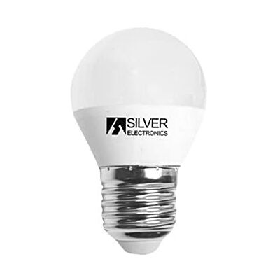 Silver Electronics 960727 Lampadina LED Bianca 5000 K 7 W E14 - Lampadina LED Silver Electronics 960727 Lampadina LED Bianca 5000 K 7 W E14 - Lampadina LED