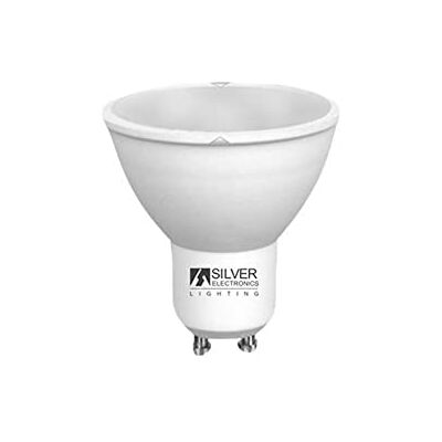 Silver Electronics Lampadina LED GU10 - Bianco 6000K - 7W Silver Electronics Lampadina LED GU10 - Bianco 6000K - 7W