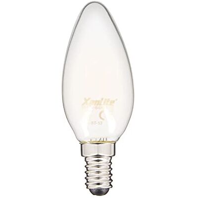 XANLITE Lampadina LED a filamento B35, attacco E14, 6,5 W cons. (60 W eq.), 2700 K bianco caldo Classico Basso consumo Facile installazione XANLITE Lampadina LED a filamento B35, attacco E14, 6,5 W cons. (60 W eq.), 2700 K bianco caldo Classico Basso consumo Facile installazione