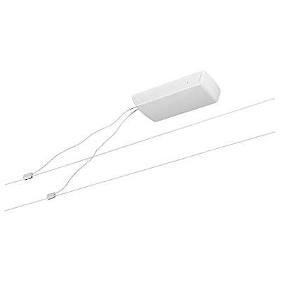 Paulmann CorDuo, sistema di cavi per faretti, , set di base CC, massima CC 60 Watt, estensibile, bianco, opaco, cavi in plastica, senza lampadine Paulmann CorDuo, sistema di cavi per faretti, , set di base CC, massima CC 60 Watt, estensibile, bianco, opaco, cavi in plastica, senza lampadine