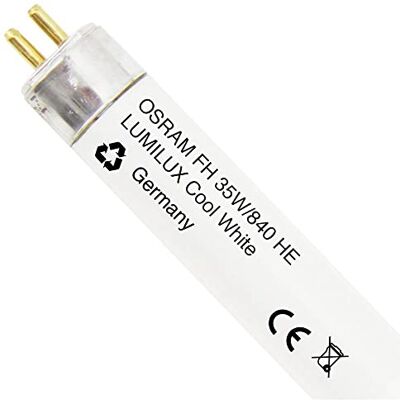 Osram Lampada fluorescente Lumilux T5 He, 35 Watt, G5 840 classe di efficienza energetica A + Osram Lampada fluorescente Lumilux T5 He, 35 Watt, G5 840 classe di efficienza energetica A +