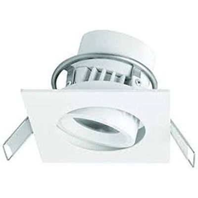 Megaman _ Lampadina SPOT Siena ROTULE/Regolabile 25E / Quadrato/Bianco / IP44 / CL II / 8W / 500LM / 36E / 100-10% / Driver DC 1-10V / 2800K / 220-240V / Megaman _ Lampadina SPOT Siena ROTULE/Regolabile 25E / Quadrato/Bianco / IP44 / CL II / 8W / 500LM / 36E / 100-10% / Driver DC 1-10V / 2800K / 220-240V /