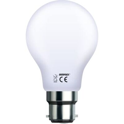 DEBFLEX Lampadina LED S19 A60, vetro chiaro, 6 W, B22, 4000 K DEBFLEX Lampadina LED S19 A60, vetro chiaro, 6 W, B22, 4000 K