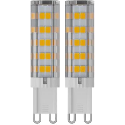 ledscom.de 2x lampadina G9 LED, bianco caldo (2800 K), 4,1 W, 501lm ledscom.de 2x lampadina G9 LED, bianco caldo (2800 K), 4,1 W, 501lm