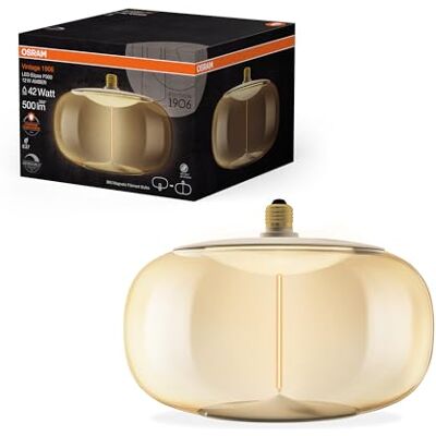 LEDVANCE Lampadina LED Filamento Ellipse DIM Ambra 500lm - LED bulb LEDVANCE Lampadina LED Filamento Ellipse DIM Ambra 500lm - LED bulb