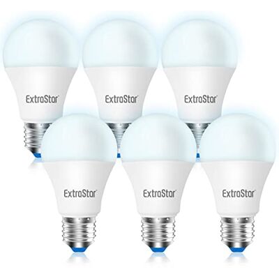 EXTRASTAR Lampadina LED E27, 10W (equivalenti a 80W), 6500K,luce bianca fredda Pacco da 6 EXTRASTAR Lampadina LED E27, 10W (equivalenti a 80W), 6500K,luce bianca fredda Pacco da 6