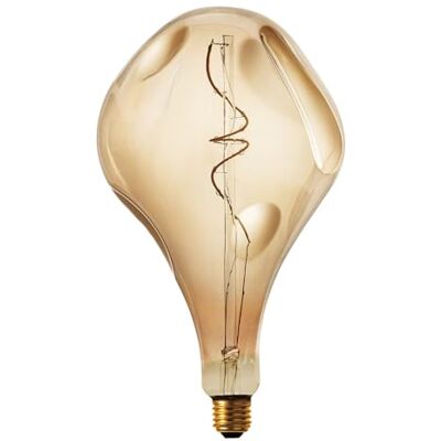 Suprema , Lampadina LED Decorativa Giant, Dimmerabile, Luce Calda, Attacco E27 (Ambra goccia) Suprema , Lampadina LED Decorativa Giant, Dimmerabile, Luce Calda, Attacco E27 (Ambra goccia)