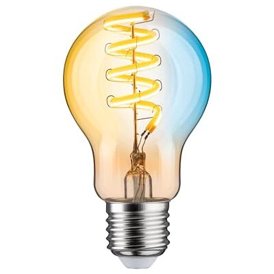 Paulmann Lampadina a filamento 230V Smart Home Zigbee LED bulbo E27 600lm 7,5W Tunable White dimmerabile dorato Paulmann Lampadina a filamento 230V Smart Home Zigbee LED bulbo E27 600lm 7,5W Tunable White dimmerabile dorato