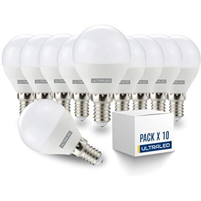 Generic SET DI 10 LAMPADINE LED E14- ULTRALED E14 P45-8.5W EQUIVALENTI A 60W DELLA LAMPADINA ALOGENA 6000K LUCE FREDDA 800 LUMEN Generic SET DI 10 LAMPADINE LED E14- ULTRALED E14 P45-8.5W EQUIVALENTI A 60W DELLA LAMPADINA ALOGENA 6000K LUCE FREDDA 800 LUMEN
