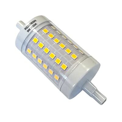 LEDLUX - R7S 78mm 9W 1020lm - Bianco caldo 3000K - Diametro 28mm - Lampada LEDLUX - R7S 78mm 9W 1020lm - Bianco caldo 3000K - Diametro 28mm - Lampada