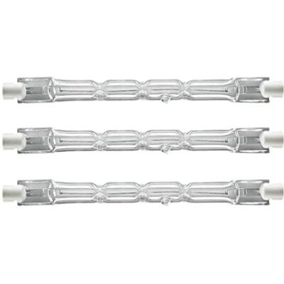 Osram Set di 3 lampade alogene 230 Watt 230 Volt attacco R7s 119,6 mm Osram Set di 3 lampade alogene 230 Watt 230 Volt attacco R7s 119,6 mm