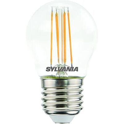 SYLVANIA Lampadine LED E27 mini globo, bianco caldo, 2700 K, confezione da 4 SYLVANIA Lampadine LED E27 mini globo, bianco caldo, 2700 K, confezione da 4