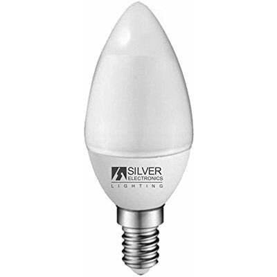 SILVER ELECTRONICS LED Eco Candela E14, 4 W, bianco SILVER ELECTRONICS LED Eco Candela E14, 4 W, bianco