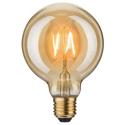 Paulmann Lampadina LED Vintage Globe 95 lampadina da 2,5 Watt dorato lampada decorativa illuminazione 1700 K E27 Paulmann Lampadina LED Vintage Globe 95 lampadina da 2,5 Watt dorato lampada decorativa illuminazione 1700 K E27
