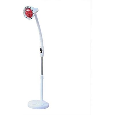 KinHall Lampada a infrarossi per terapia della luce, 275 W, luce a infrarossi, set di lampadine di calore con base girevole a 360°, temperatura regolabile per saloni di bellezza, soggiorno, casa KinHall Lampada a infrarossi per terapia della luce, 275 W, luce a infrarossi, set di lampadine di calore con base girevole a 360°, temperatura regolabile per saloni di bellezza, soggiorno, casa