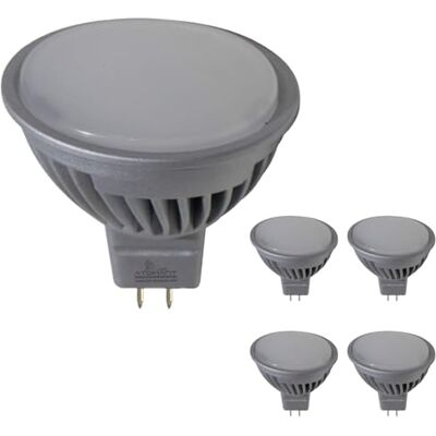 LED ATOMANT 5x Lampadina LED MR16 12V/24V 7W Dimmerabile Bianco Freddo Attacco GU5.3, 6500K, Angolo di apertura 120°, 600 lumen LED ATOMANT 5x Lampadina LED MR16 12V/24V 7W Dimmerabile Bianco Freddo Attacco GU5.3, 6500K, Angolo di apertura 120°, 600 lumen