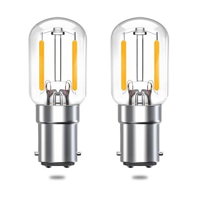 Bonlux Macchina da Cucire Lampadina LED 2W SBC B15 Pygmy Lampadina 15W Bayonet Lampadina Sostituzione Ba15d 240V Piccolo Cap Bayonet Lampada a Filo Chiaro Appliance (2-Pack) Bonlux Macchina da Cucire Lampadina LED 2W SBC B15 Pygmy Lampadina 15W Bayonet Lampadina Sostituzione Ba15d 240V Piccolo Cap Bayonet Lampada a Filo Chiaro Appliance (2-Pack)