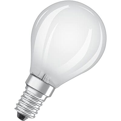 OSRAM Lampada LED Classic P40 Star Classic P40 per presa E14, forma a goccia, gl fr, 470 lumen, bianco caldo, 2700k, sostituzione per lampadine da 40w convenzionali, non dimmerabile, pacchetto 6 OSRAM Lampada LED Classic P40 Star Classic P40 per presa E14, forma a goccia, gl fr, 470 lumen, bianco caldo, 2700k, sostituzione per lampadine da 40w convenzionali, non dimmerabile, pacchetto 6