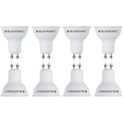 Blaupunkt Lampadina LED GU10 Spot LED, lampada LED, 5W sostituisce da 50W, bianco caldo 2700K, non dimmerabile, 500 lumen, interno esterno, 8 pezzi (confezione da 8) Blaupunkt Lampadina LED GU10 Spot LED, lampada LED, 5W sostituisce da 50W, bianco caldo 2700K, non dimmerabile, 500 lumen, interno esterno, 8 pezzi (confezione da 8)