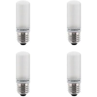 SEBSON Lampadina LED E27 4W Set da 4-400lm, Bianca Calda 3000K Equivalente a 35W Non Dimmerabile Angolo di Diffusione 280° Lampadina LED 230V SEBSON Lampadina LED E27 4W Set da 4-400lm, Bianca Calda 3000K Equivalente a 35W Non Dimmerabile Angolo di Diffusione 280° Lampadina LED 230V