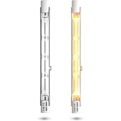 Bonlux 300W R7S Alogena 118mm R7S Dimmerabile Bianco Caldo 2800K Lampadina Lineare J118 AC 220-240V Proiettore a Matita 5900lm per L'illuminazione Domestica, Lavoro, Sicurezza, Stradale, Ecc (2pcs) Bonlux 300W R7S Alogena 118mm R7S Dimmerabile Bianco Caldo 2800K Lampadina Lineare J118 AC 220-240V Proiettore a Matita 5900lm per L'illuminazione Domestica, Lavoro, Sicurezza, Stradale, Ecc (2pcs)