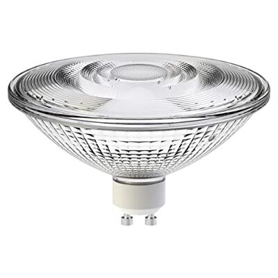 SYLVANIA Lampadina LED GU10, luce bianca calda, riflettore trasparente, 3000 Kelvin, 1150 lumen, diametro 111 mm SYLVANIA Lampadina LED GU10, luce bianca calda, riflettore trasparente, 3000 Kelvin, 1150 lumen, diametro 111 mm