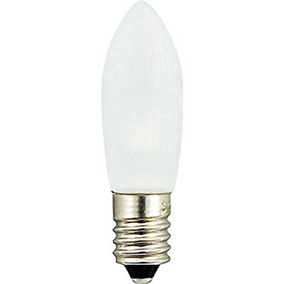 Konstsmide , Lampadina LED smerigliato, universale, confezione da 3, Bianco caldo, 14 – 55 V, 0.2 W, E10 vite filettata 5042 – 330 Konstsmide , Lampadina LED smerigliato, universale, confezione da 3, Bianco caldo, 14 – 55 V, 0.2 W, E10 vite filettata 5042 – 330