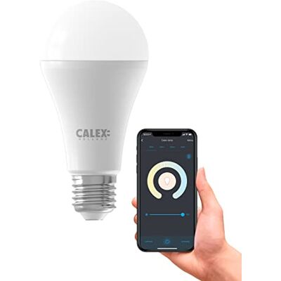 CALEX Smart E27, con app e controllo vocale Alexa (14 W), lampadina a LED WiFi, dimmerabile, luce bianca calda CALEX Smart E27, con app e controllo vocale Alexa (14 W), lampadina a LED WiFi, dimmerabile, luce bianca calda
