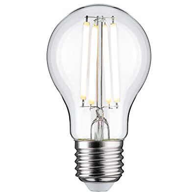 Paulmann Lampadina LED a filamento standard Dim to warm lampadina dimmerabile da 7 Watt chiaro luce efficiente luce oro e bianco caldo 1800-3000K E27 Paulmann Lampadina LED a filamento standard Dim to warm lampadina dimmerabile da 7 Watt chiaro luce efficiente luce oro e bianco caldo 1800-3000K E27