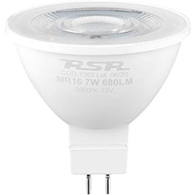 RSR LED MR16 DIFU. Lente d'ingrandimento 7 W 3000 K 500 lm 38º RSR LED MR16 DIFU. Lente d'ingrandimento 7 W 3000 K 500 lm 38º